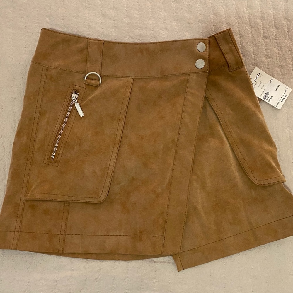 SOLD Free People Carson Utility Wrap Skirt